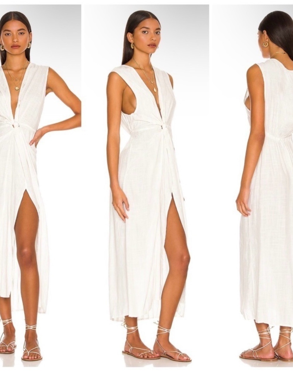 LSpace Down The Line Cover Up in Cream Size S
